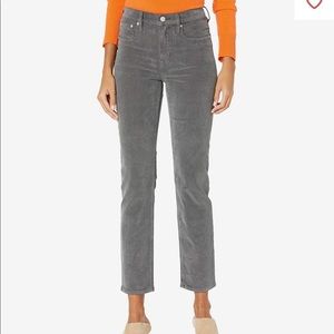 J.Crew Gray Corduroy City Fit Straight Leg Pant Size 26